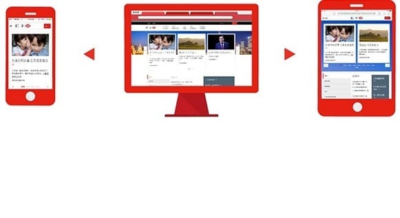 HSBC China Public Website Resposiveness to multiple devices