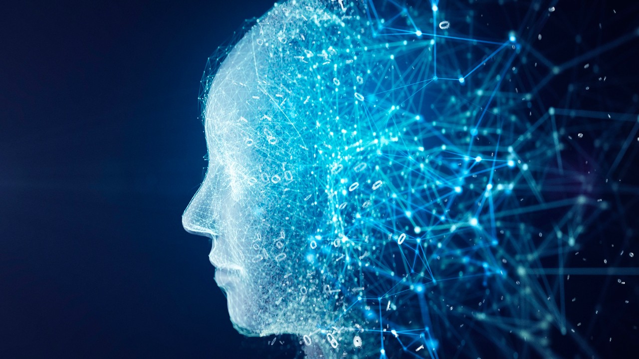 A woman face of artificial intelligence; image used for AiPEX5 Index