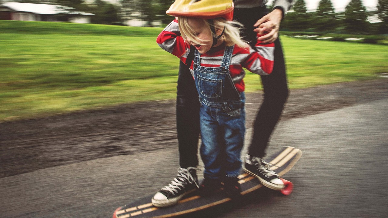 girl skateboarding