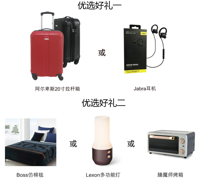 汇丰生活信用卡开卡享好礼礼物