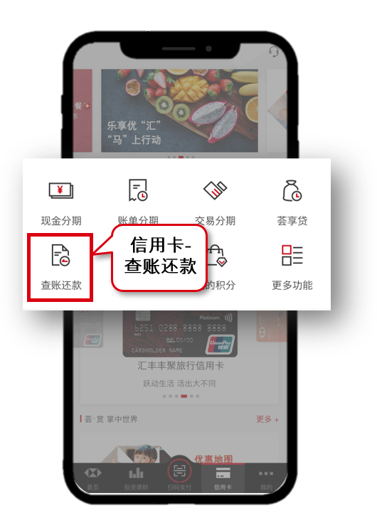 信用卡偿还美元账单界面1