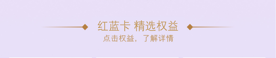 汇丰CP信用卡-红卡精选权益；点击权益，了解详情