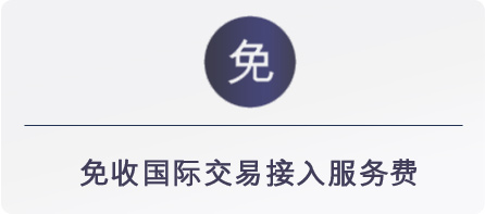 免收国际交易接入服务费