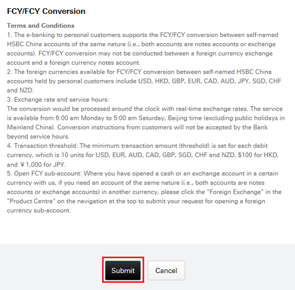 FCY Conversion