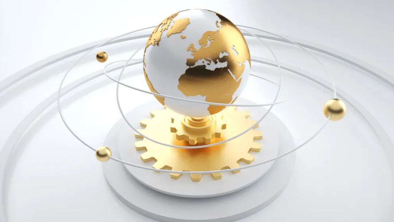 金色的地球仪模型；图片用于盘点跨境财富传承的五大误区，合理规划有序传承