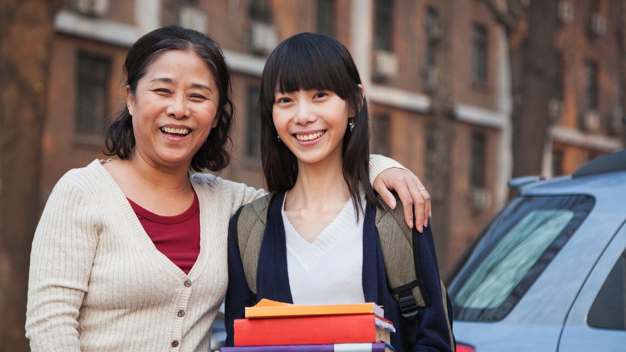 mother daughter smiling; the image used for prepared child's education
