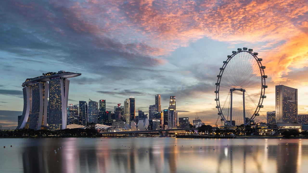 新加坡标志建筑全景