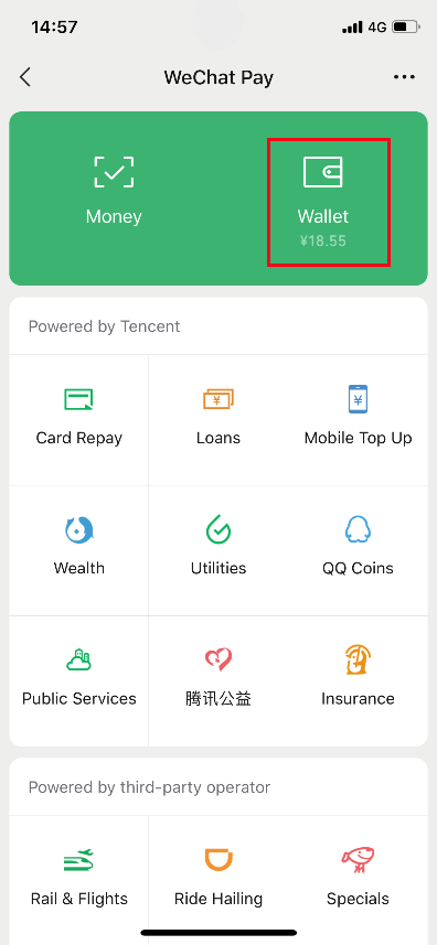 buy bitcoin with wechat pay